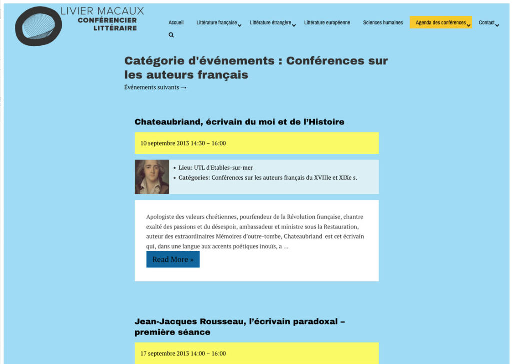 Agenda des conférences - site internet v2- Olivier Macaux