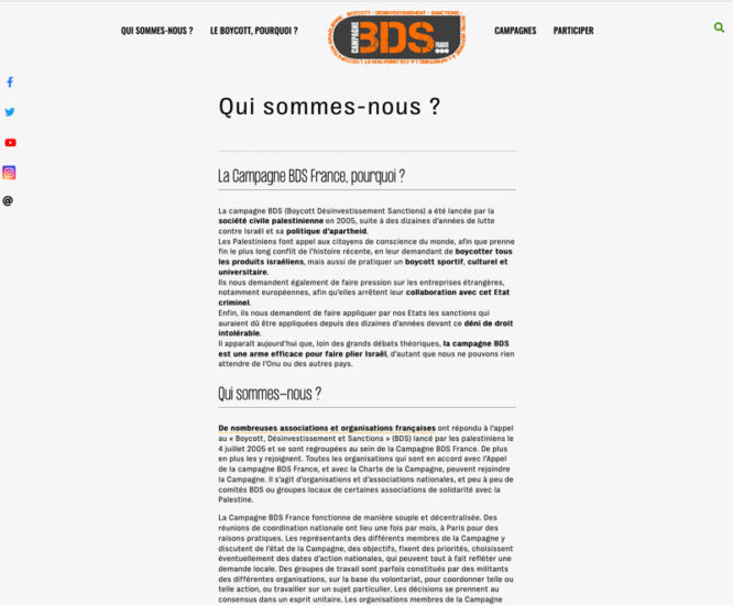 Site internet BDSFRance