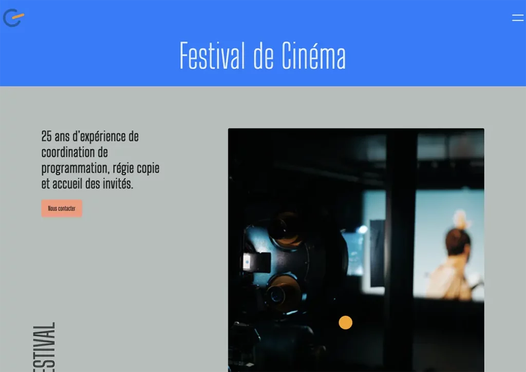 Site internet — festival — saturne-prod.com